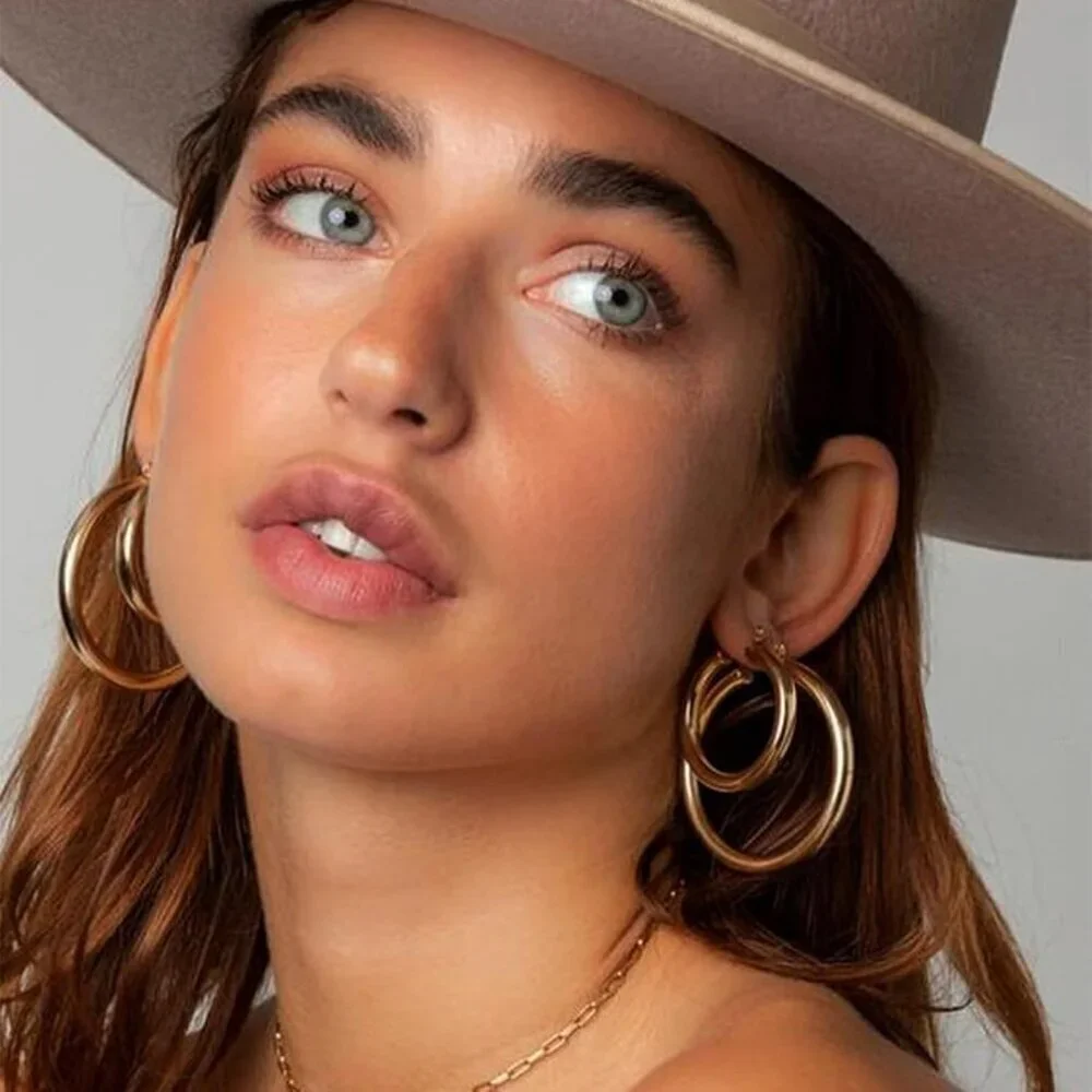 N/A 【hoop earrings